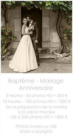 Photographe professionnel: baptême, mariage, anniversaire sur la Côte d'Azur